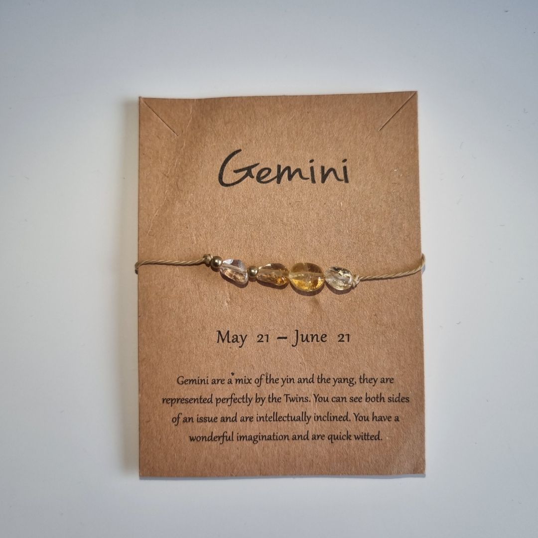 Healing Zodiac Gemstone Bracelet + Bonuses