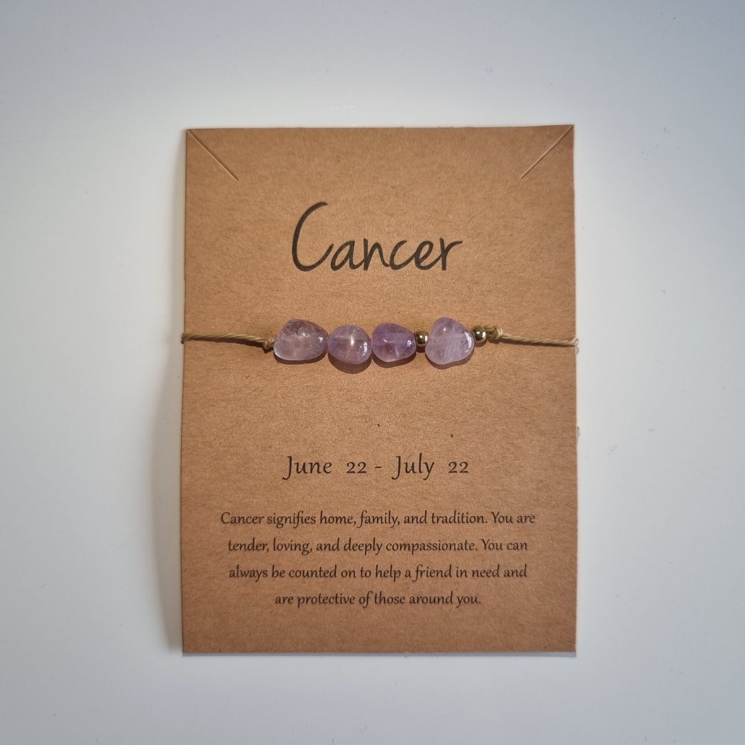 Healing Zodiac Gemstone Bracelet + Bonuses